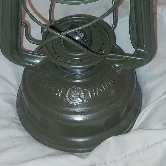 VINTAGE FEUERHAND STURMKAPPE DBP WITH ORIGINAL AMBER GLOBE - Picture 12 of 12